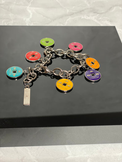 Colourful Enamel Lucky Charm Bracelet